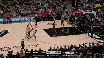 福克斯率马刺力克开拓者 两连胜登西部第二